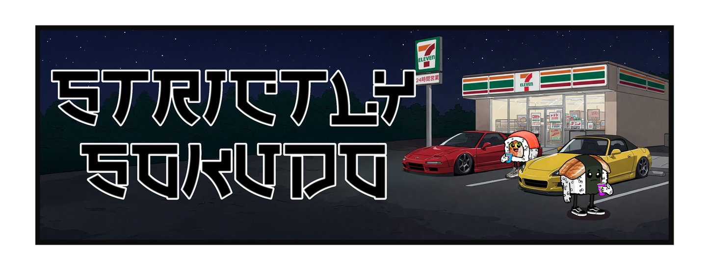 "711 MEET" SUSHI SLAP STICKER