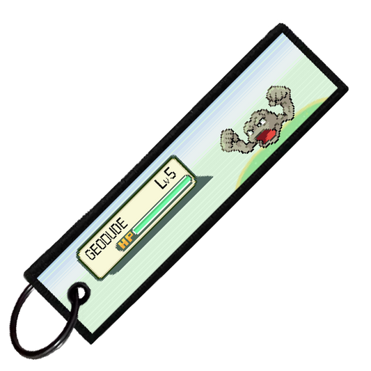 "GEODUDE BATTLE ENCOUNTER" CUSTOM KEY TAG