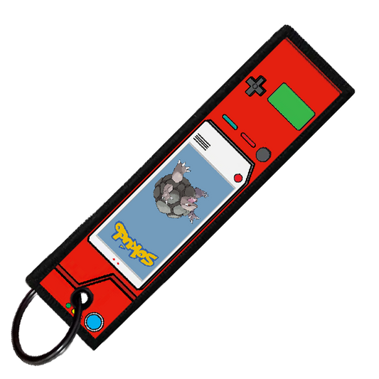 "GOLEM POKEDEX" CUSTOM KEY TAG