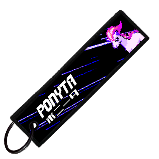 "JAPANESE PONYTA" CUSTOM KEY TAG
