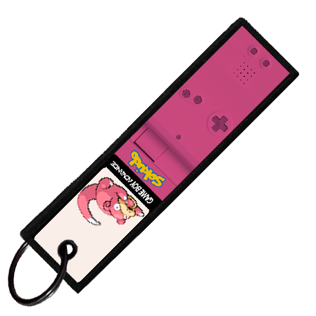 "SLOWPOKE GAMEBOY" CUSTOM KEY TAG