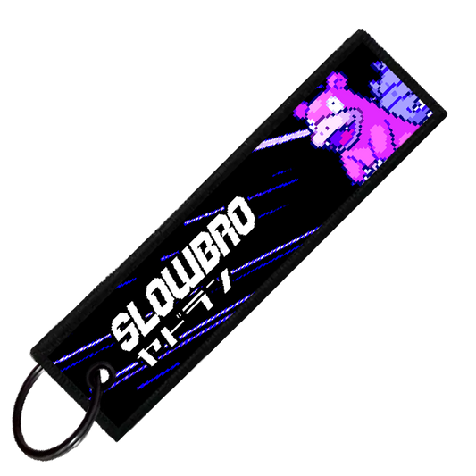 "JAPANESE SLOWBRO" CUSTOM KEY TAG