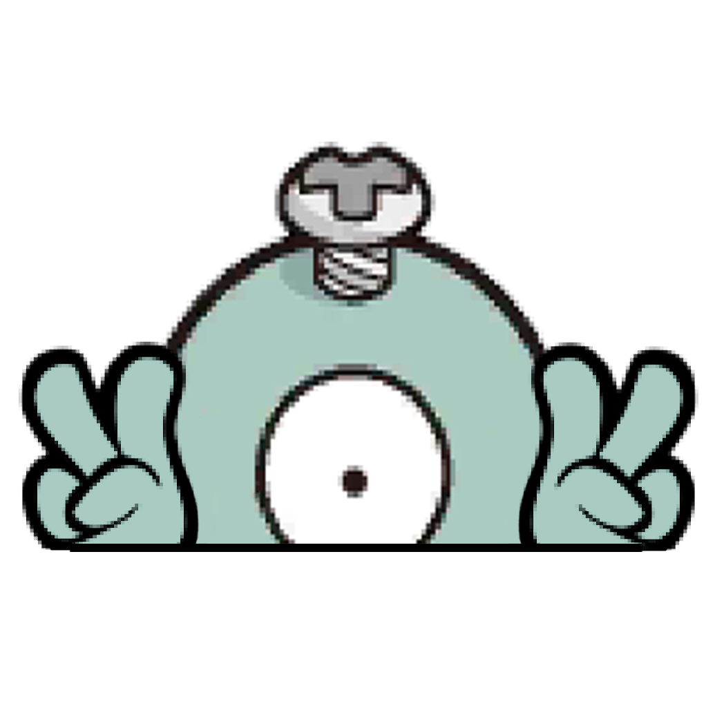 "MAGNEMITE HEAD" WINDOW PEEKER