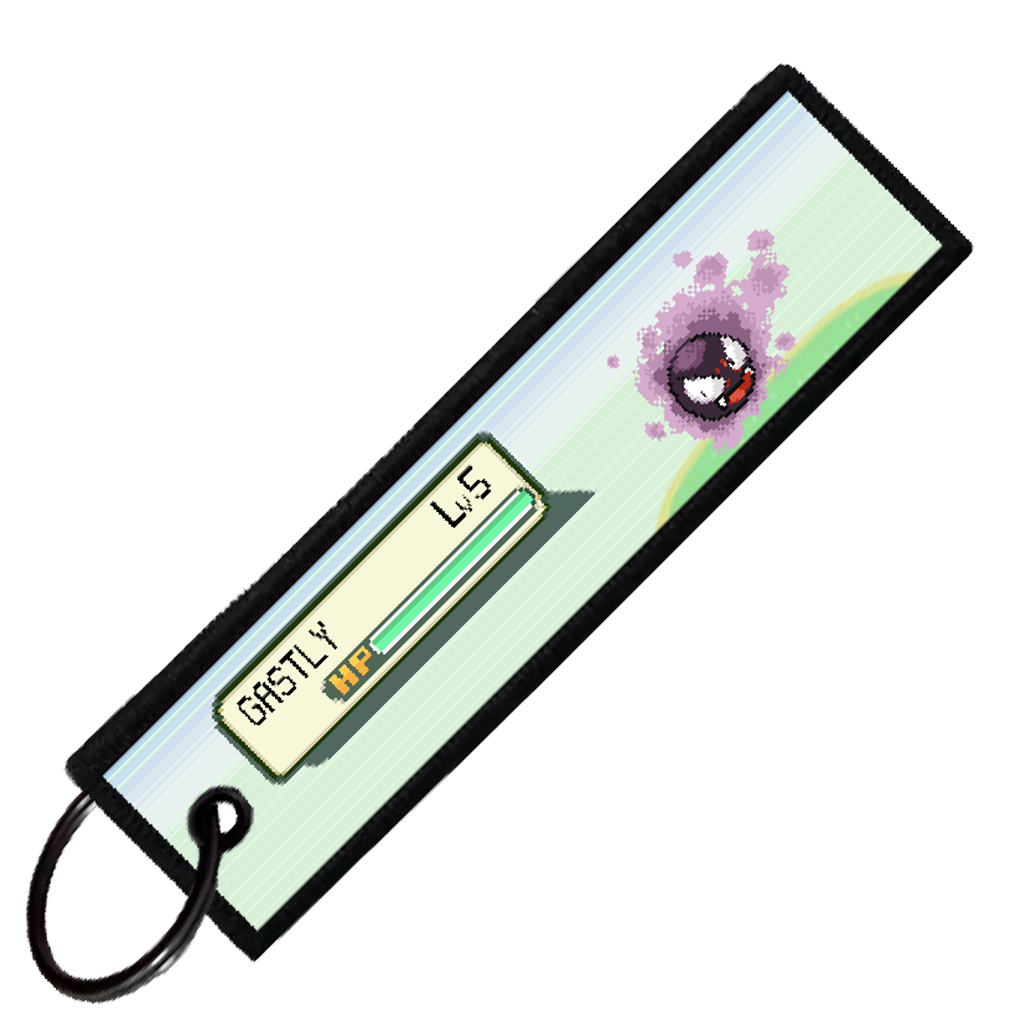 "GASTLY BATTLE ENCOUNTER" CUSTOM KEY TAG