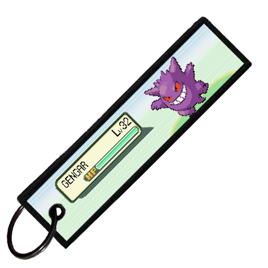 "GENGAR BATTLE ENCOUNTER" CUSTOM KEY TAG