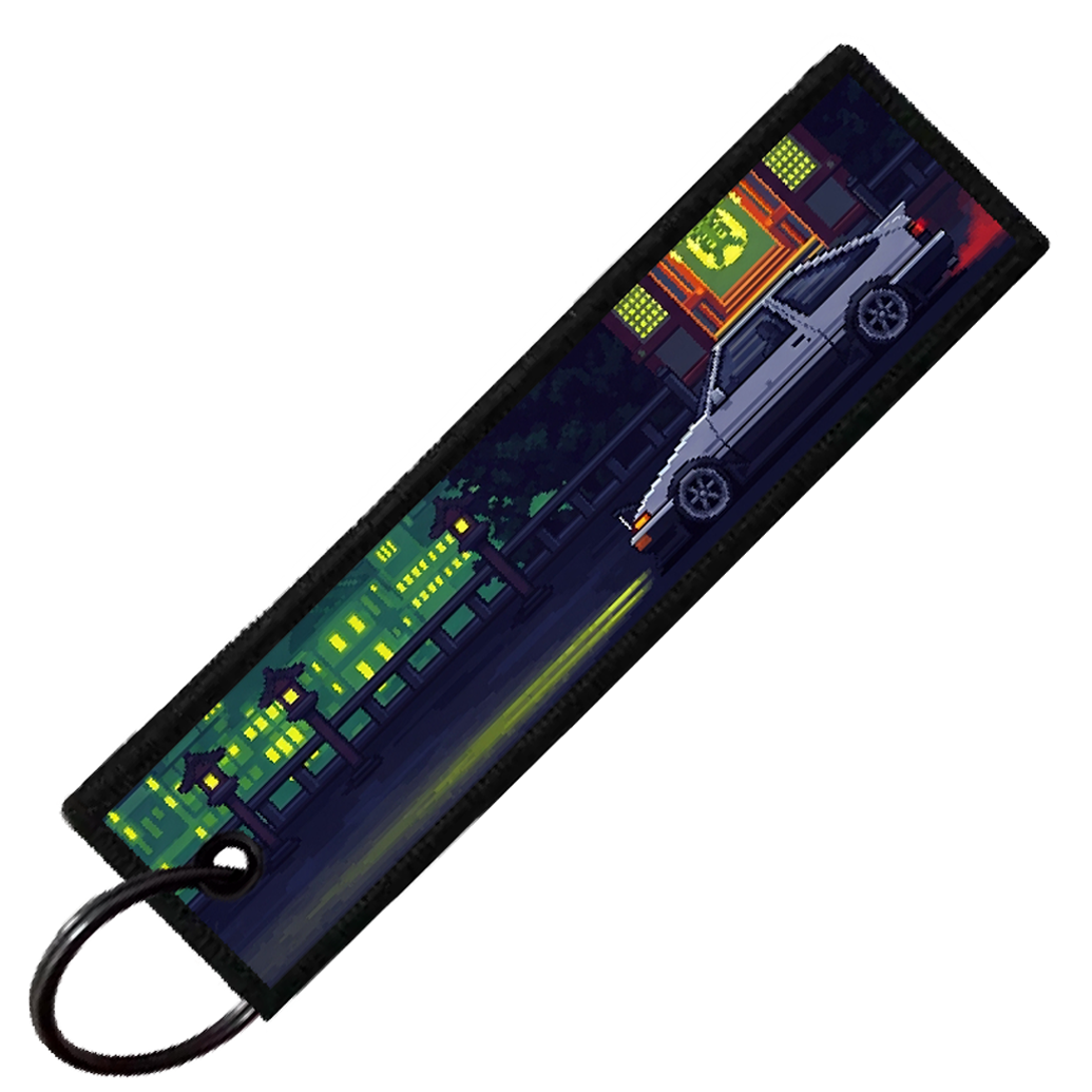 "AE86 PIXEL SIDE PROFILES" CUSTOM KEY TAG