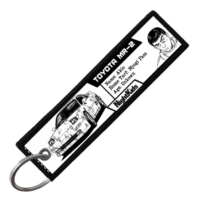 "AKIO DRIVER STATS" CUSTOM KEY TAG
