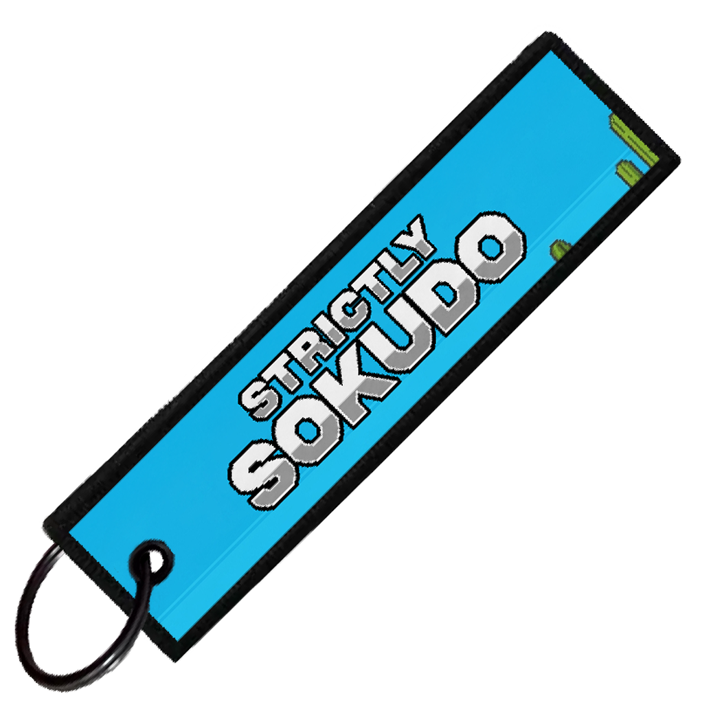 "AUDI QUATTRO 8-BIT RALLY" CUSTOM KEY TAG