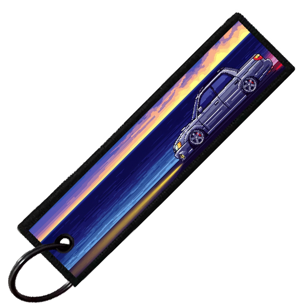 "BAJA PIXEL SIDE PROFILES" CUSTOM KEY TAG