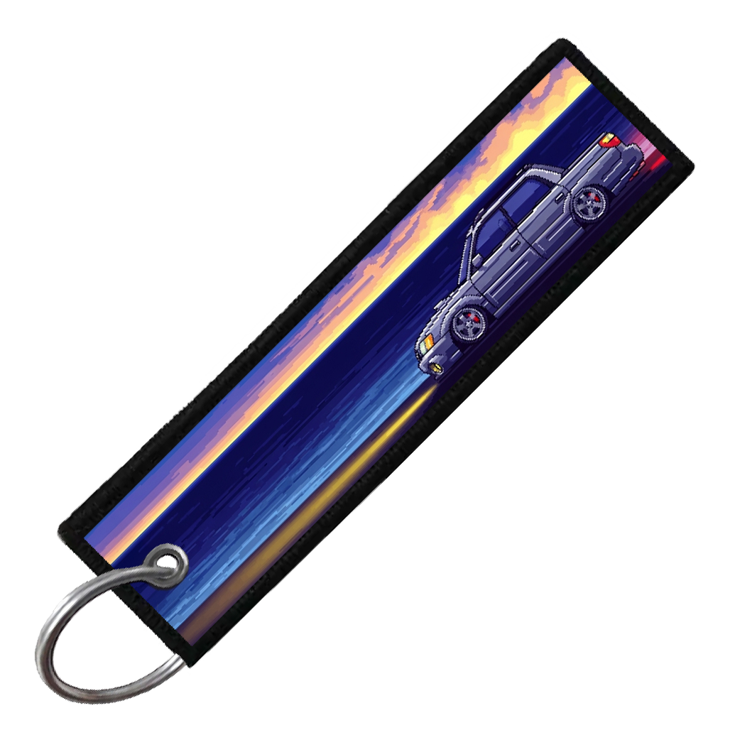 "BAJA PIXEL SIDE PROFILES" CUSTOM KEY TAG