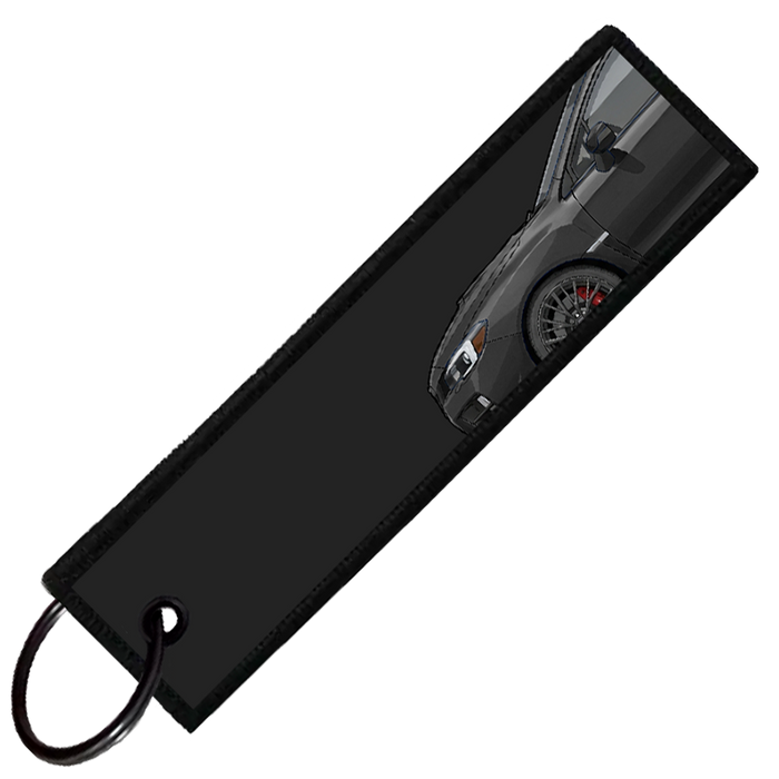 "BLACK WRX STI SIDE PROFILE" CUSTOM KEY TAG
