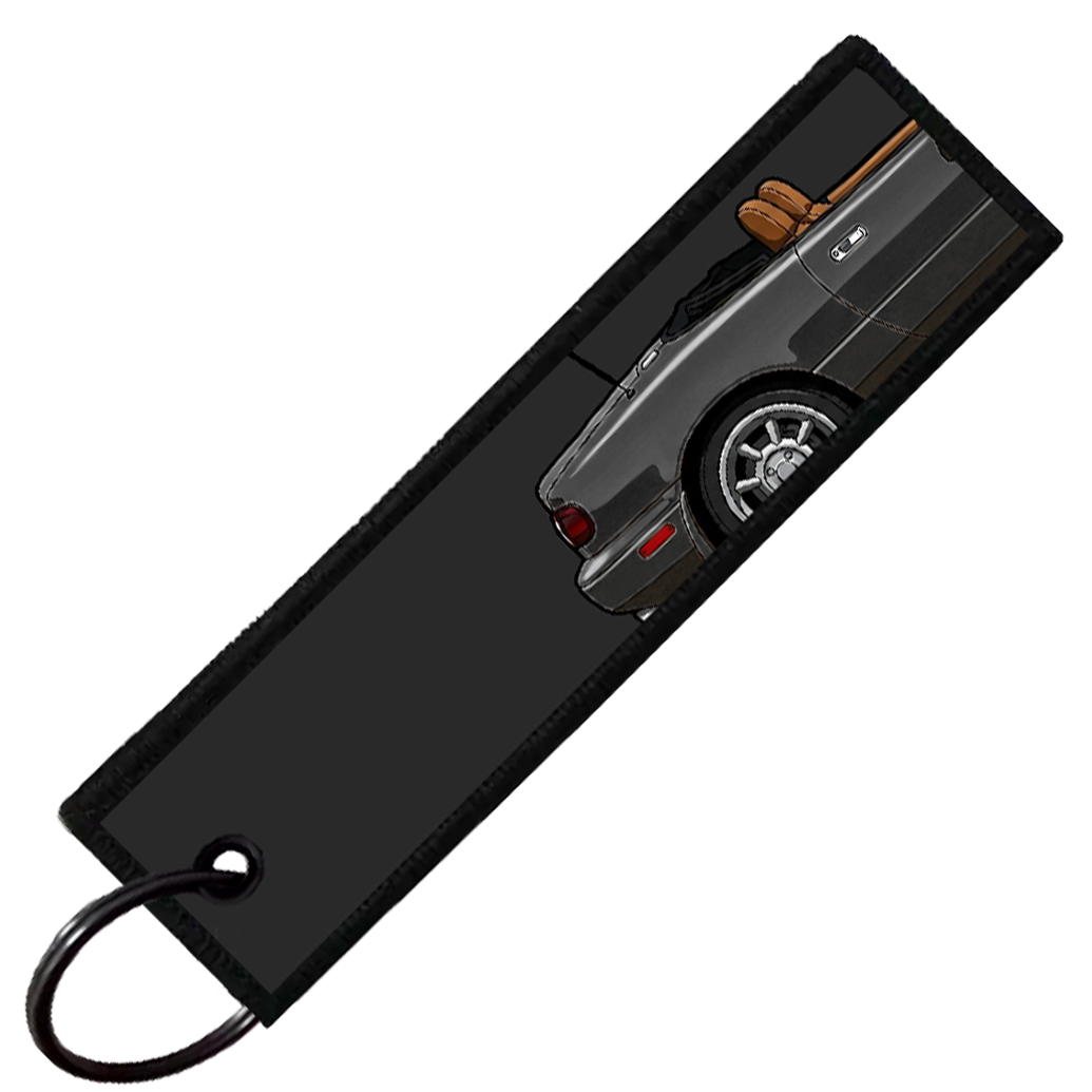 "BLACK MIATA SIDE PROFILE" CUSTOM KEY TAG