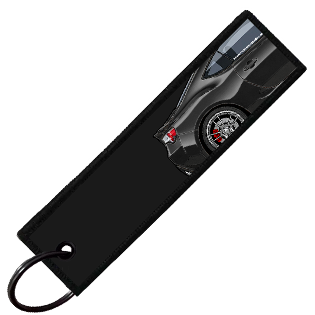"BLACK BRZ/86/FRS SIDE PROFILE" CUSTOM KEY TAG