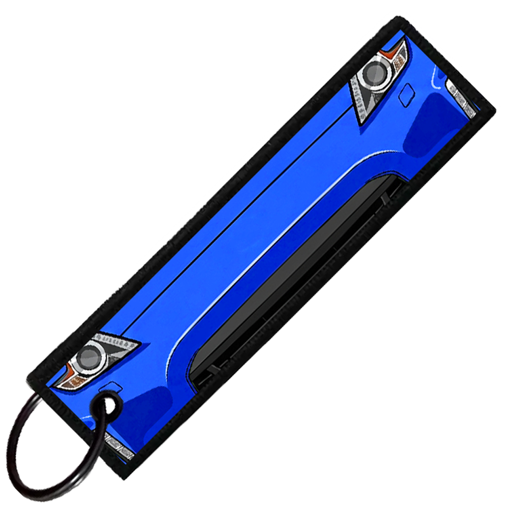 "BLUE 370Z PORTRAIT" CUSTOM KEY TAG