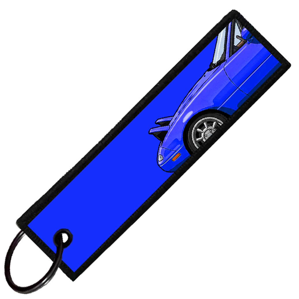 "BLUE MIATA SIDE PROFILE" CUSTOM KEY TAG
