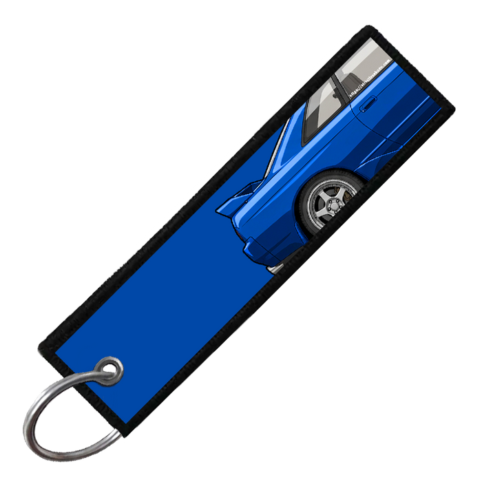 "BLUE R32 SIDE PROFILE" CUSTOM KEY TAG