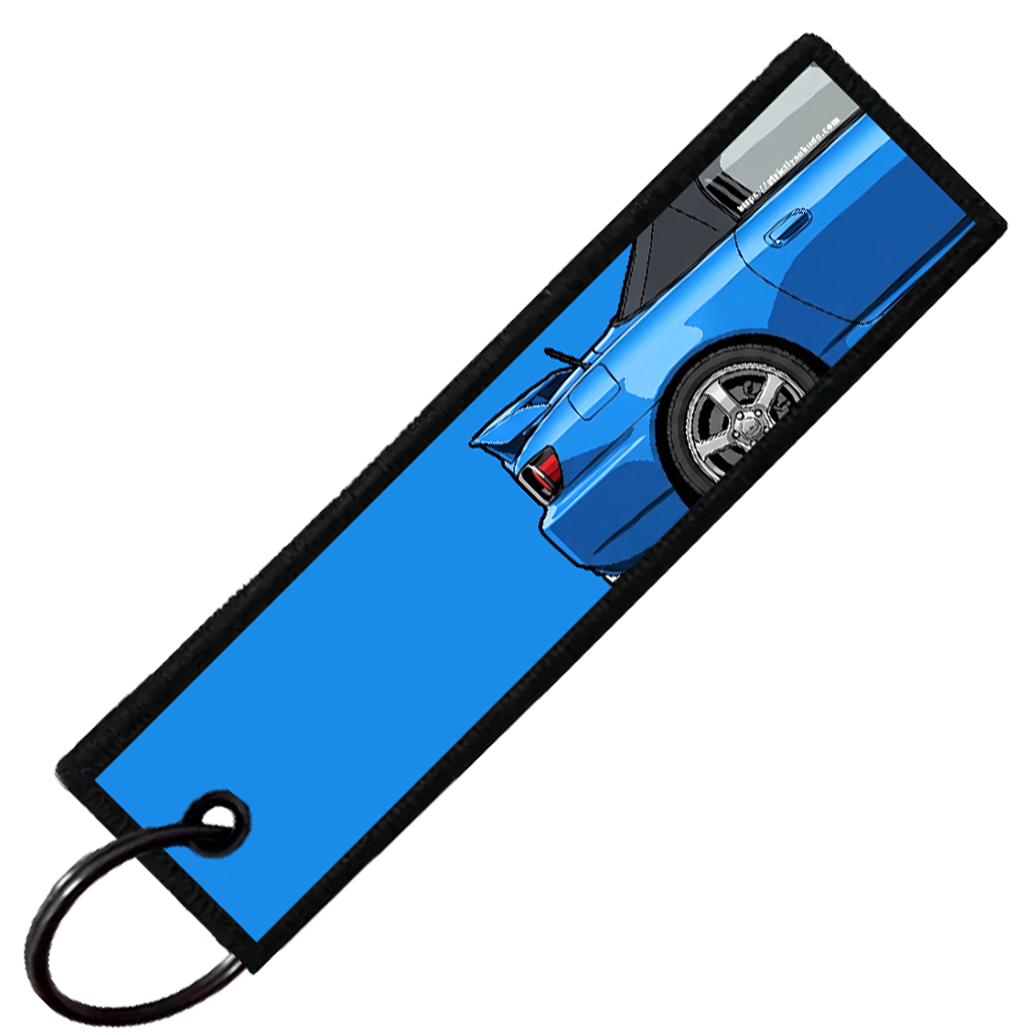 "BLUE S2000 SIDE PROFILE" CUSTOM KEY TAG