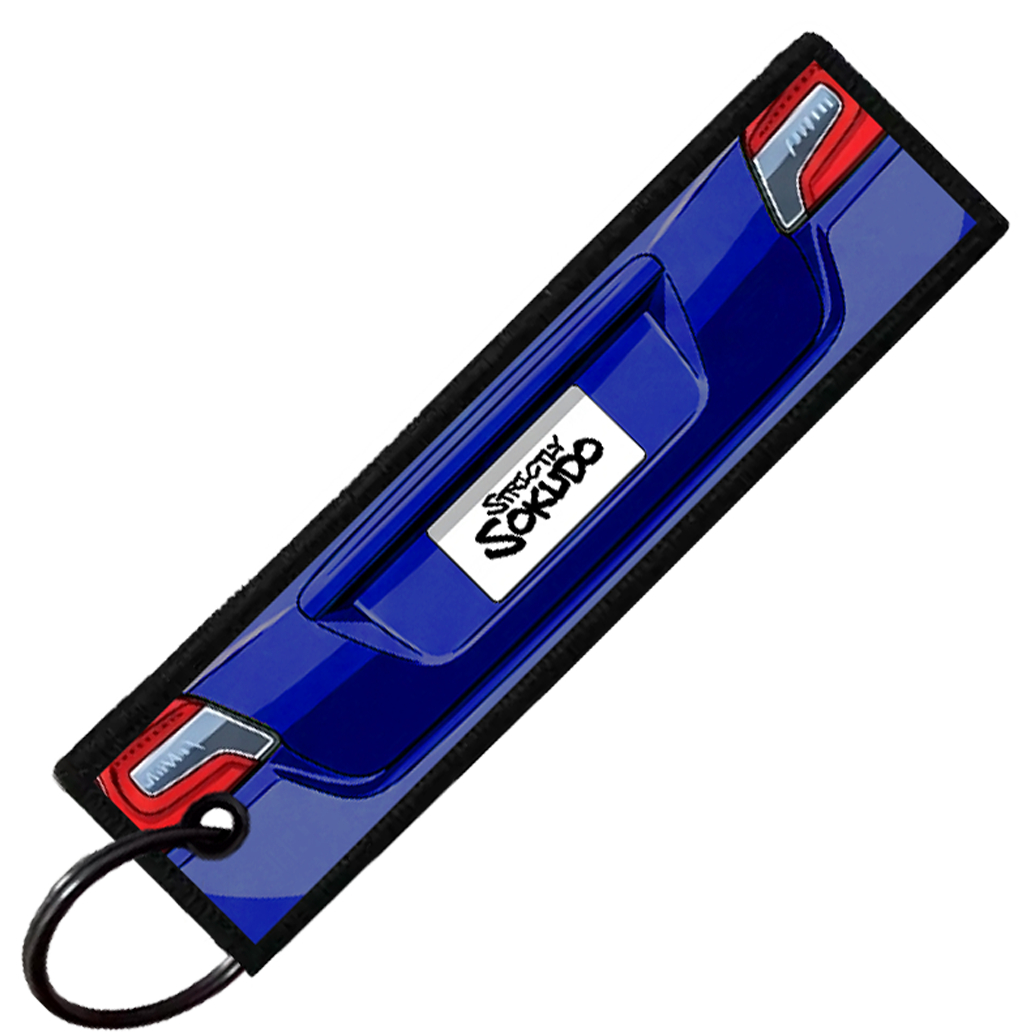 "BLUE WRX STI PORTRAIT" CUSTOM KEY TAG