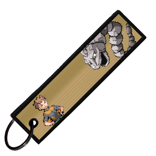 "GYM LEADER BROCK" CUSTOM KEY TAG