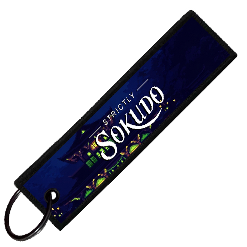 "BRZ PIXEL SIDE PROFILES" CUSTOM KEY TAG