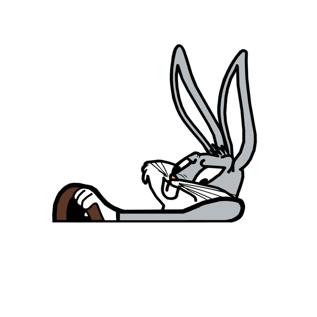 "BUGS BUNNY" LOONEY TUNES MOBBIN PEEKER