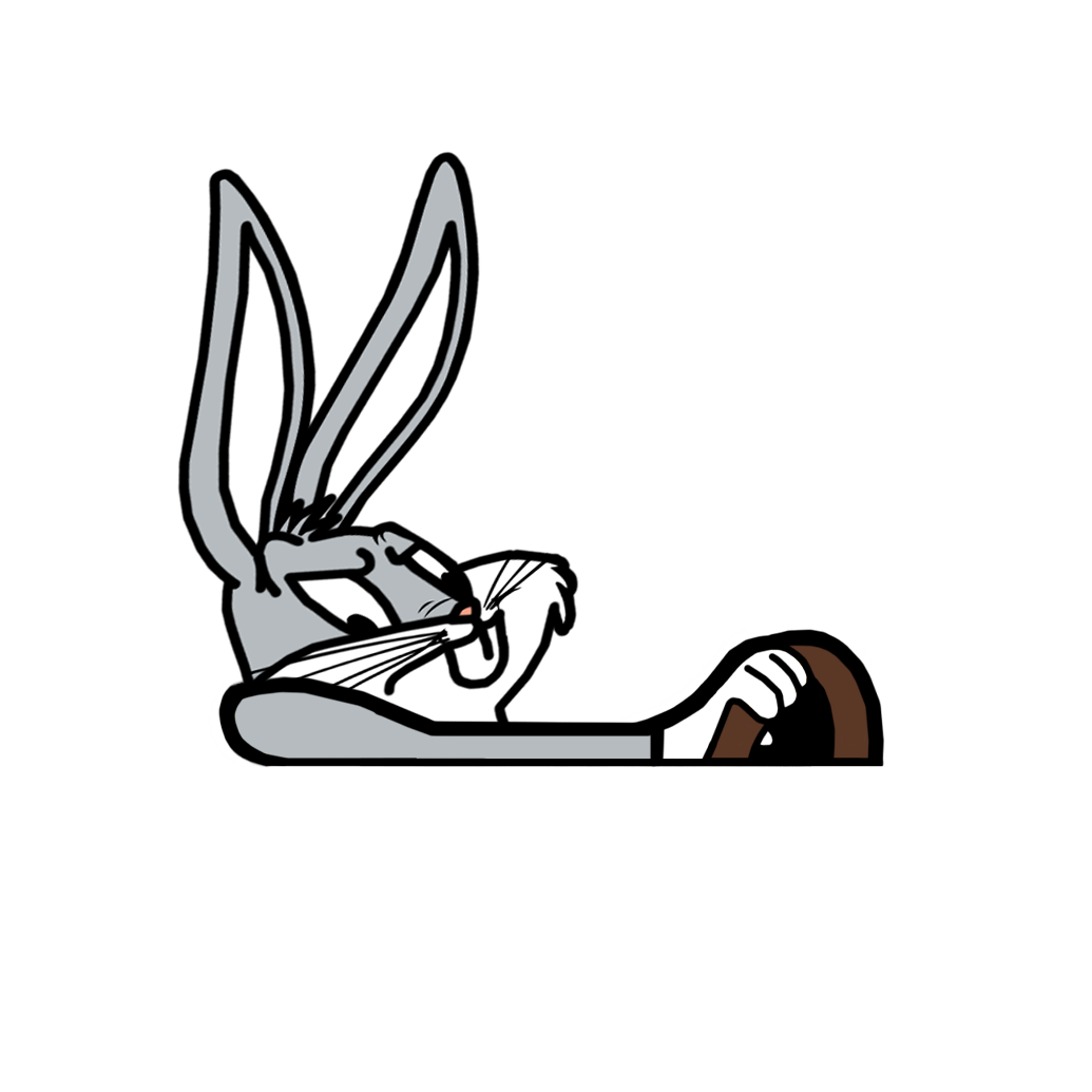 "BUGS BUNNY" LOONEY TUNES MOBBIN PEEKER