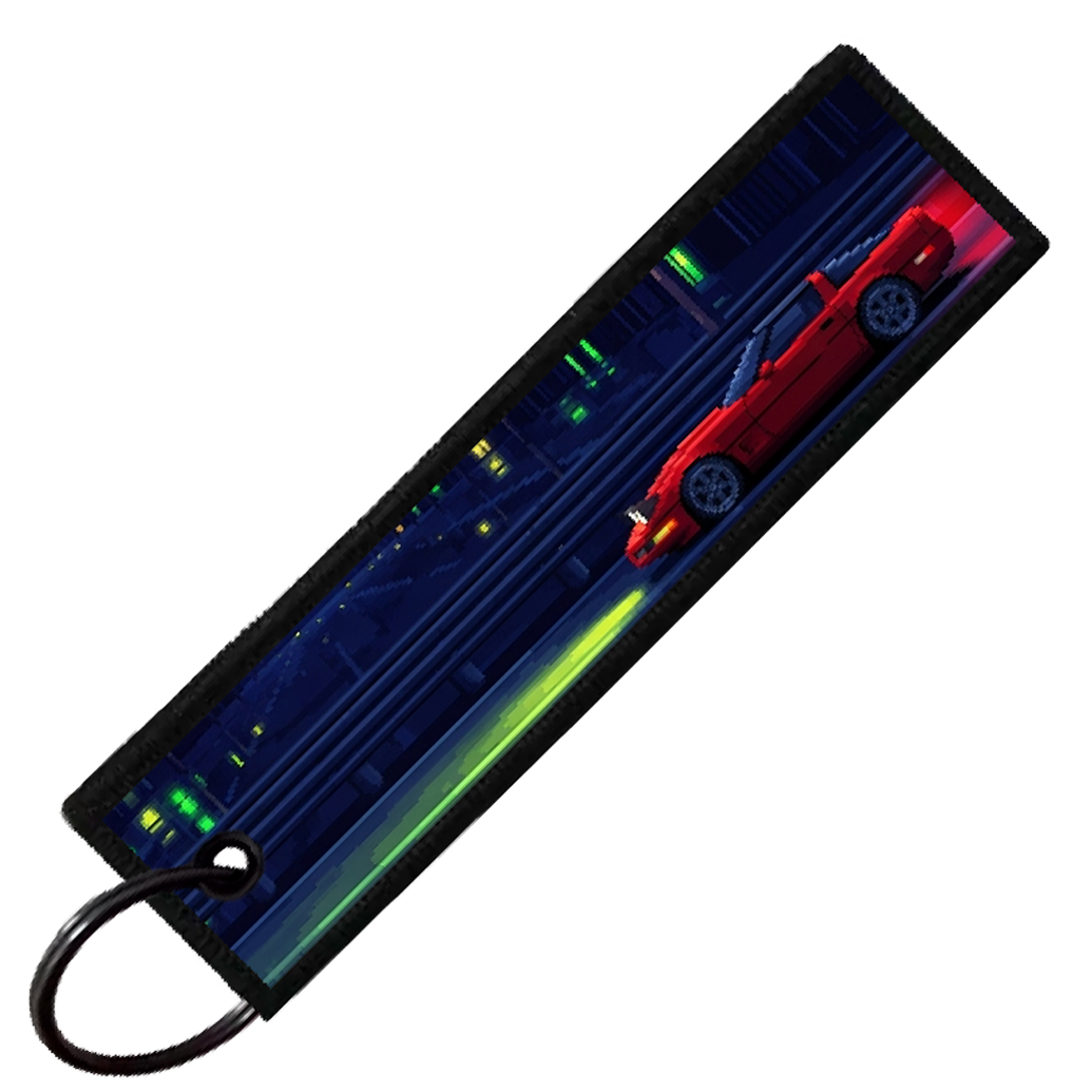 "C4 PIXEL SIDE PROFILES" CUSTOM KEY TAG