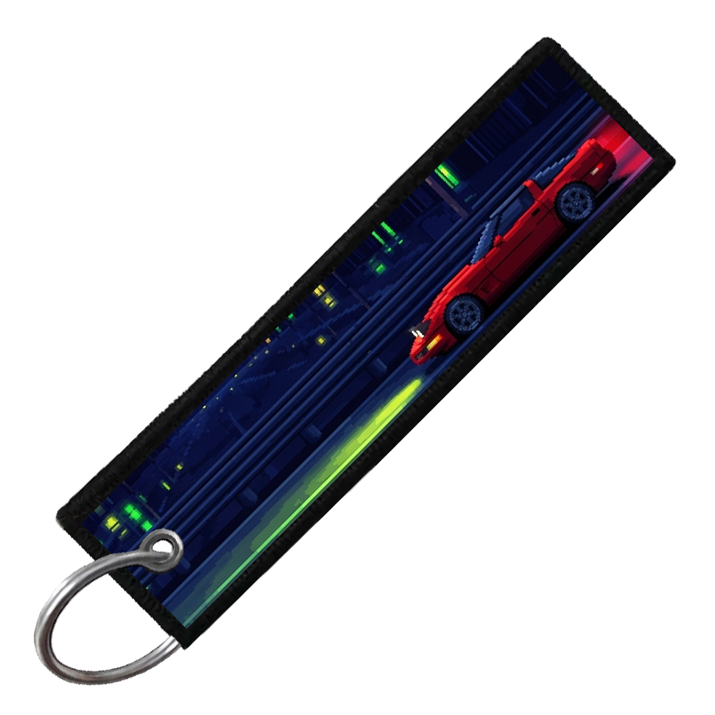 "C4 PIXEL SIDE PROFILES" CUSTOM KEY TAG