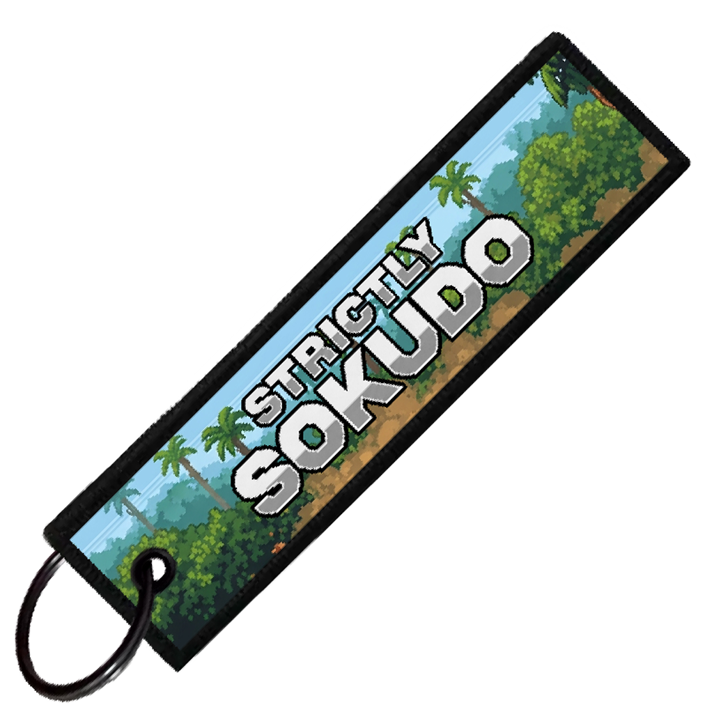 "CELICA GTS 8-BIT RALLY" CUSTOM KEY TAG