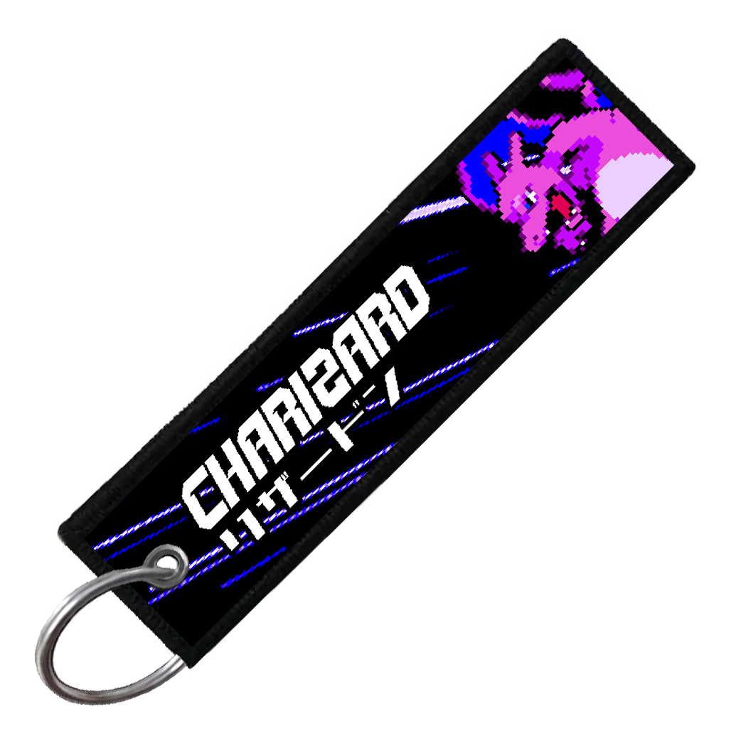 "JAPANESE CHARIZARD" CUSTOM KEY TAG