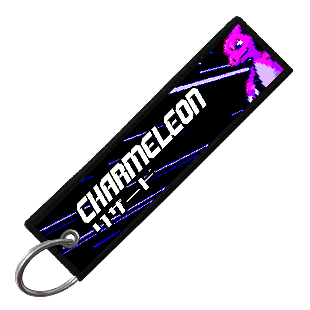 "JAPANESE CHARMELEON" CUSTOM KEY TAG