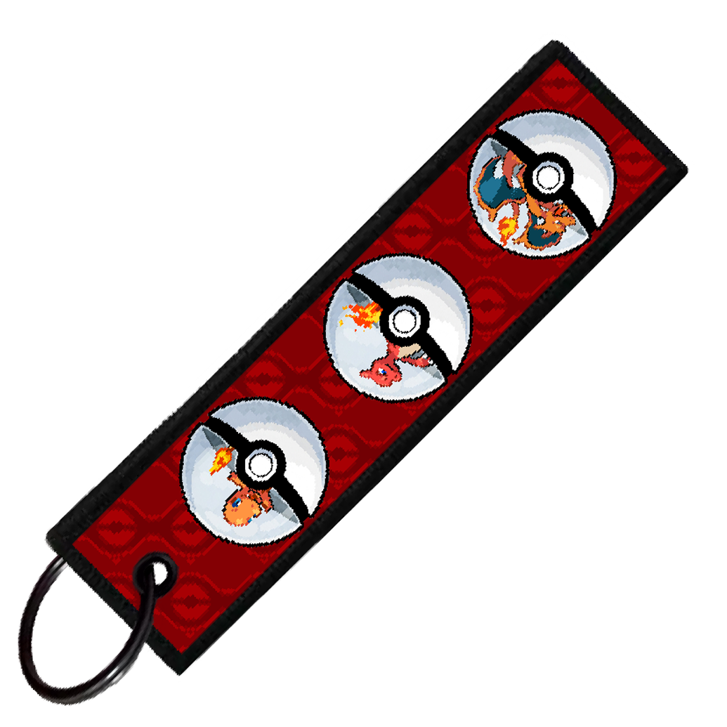 "CHARMANDER POKEBALL EVO" CUSTOM KEY TAG