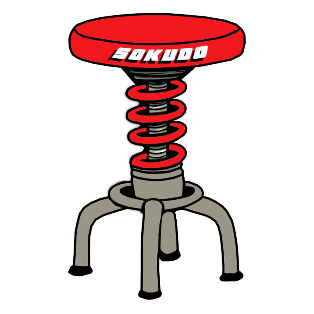 "COILOVER STOOL" SOKUDO DECAL
