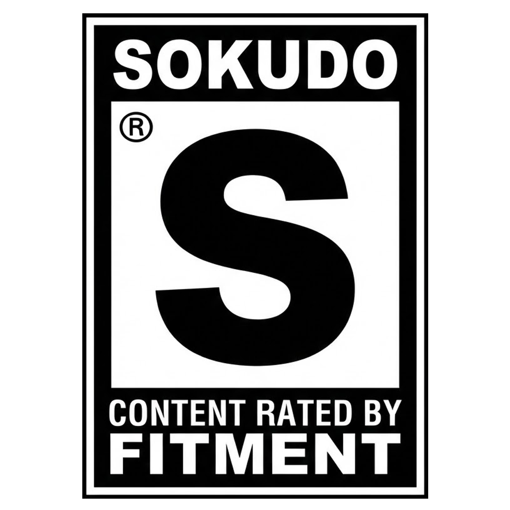 "RATED BY FITMENT" SOKUDO DECAL