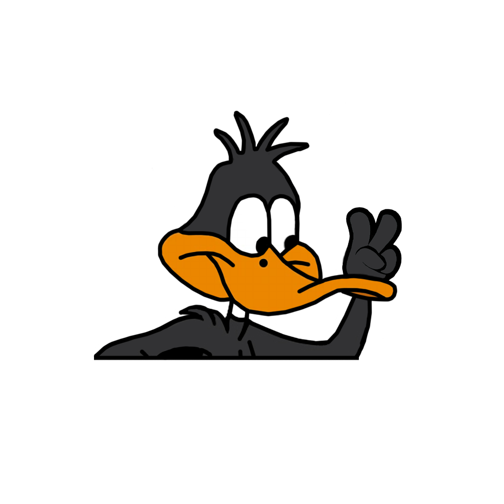 "DAFFY DUCK" LOONEY TUNES WINDOW PEEKER