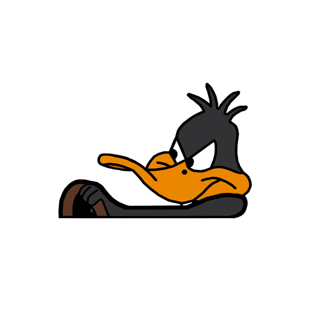 "DAFFY DUCK" LOONEY TUNES MOBBIN PEEKER
