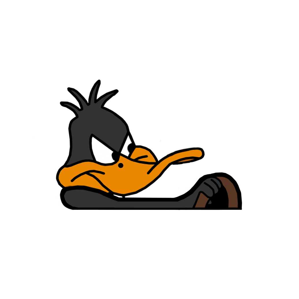 "DAFFY DUCK" LOONEY TUNES MOBBIN PEEKER