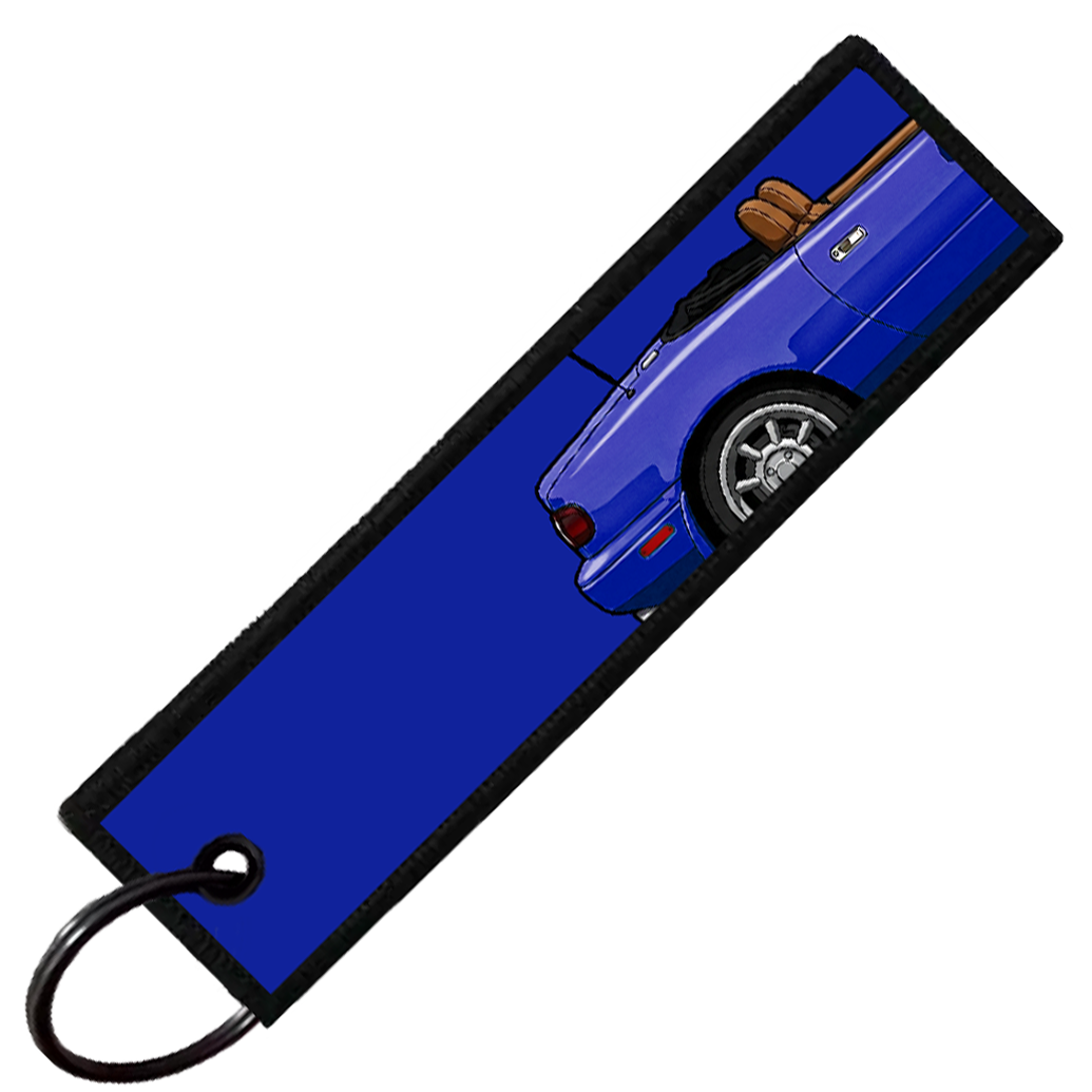 "DARK BLUE MIATA SIDE PROFILE" CUSTOM KEY TAG