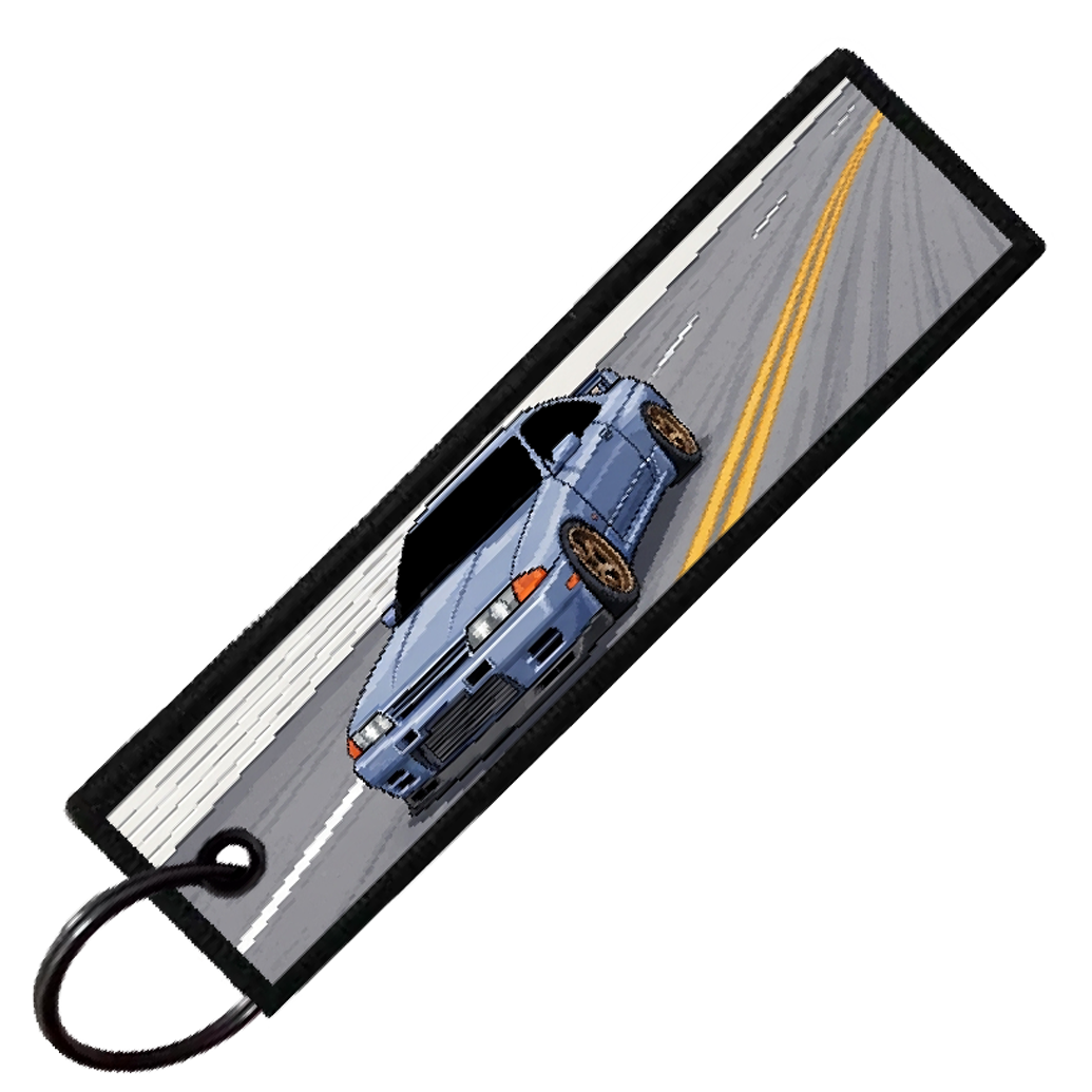 "DAYTONA SPEEDYWAY 8-BIT TRACK" CUSTOM KEY TAG