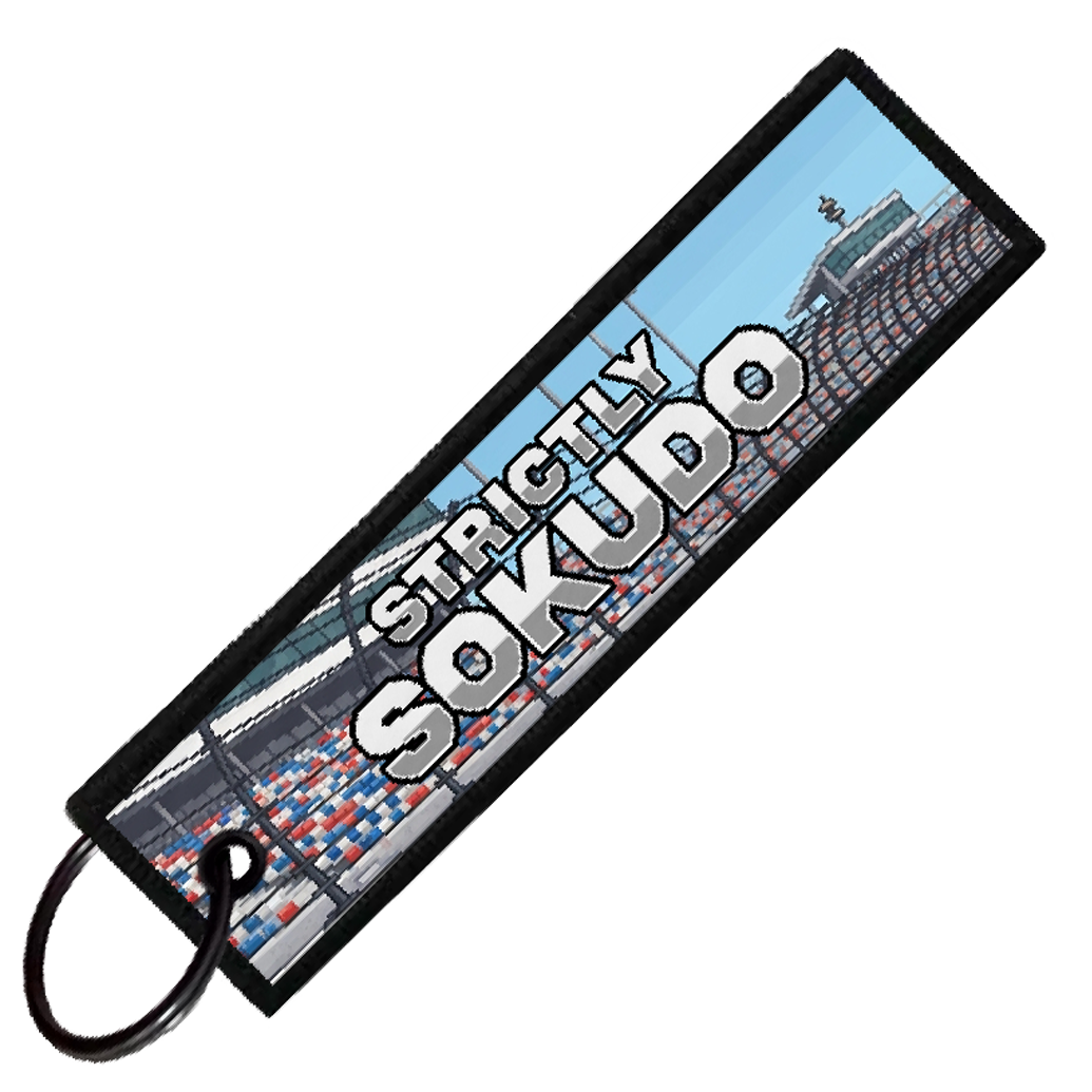 "DAYTONA SPEEDYWAY 8-BIT TRACK" CUSTOM KEY TAG
