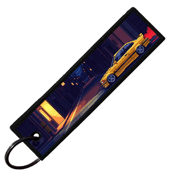 "E36 PIXEL SIDE PROFILES" CUSTOM KEY TAG