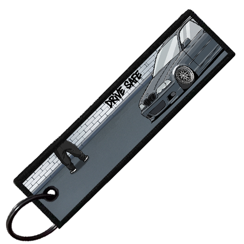 "BMW E46 TAGGED" Custom Key Tag