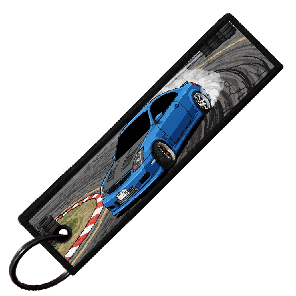 "EBISU CIRCUIT 8-BIT DRIFTERS" CUSTOM KEY TAG