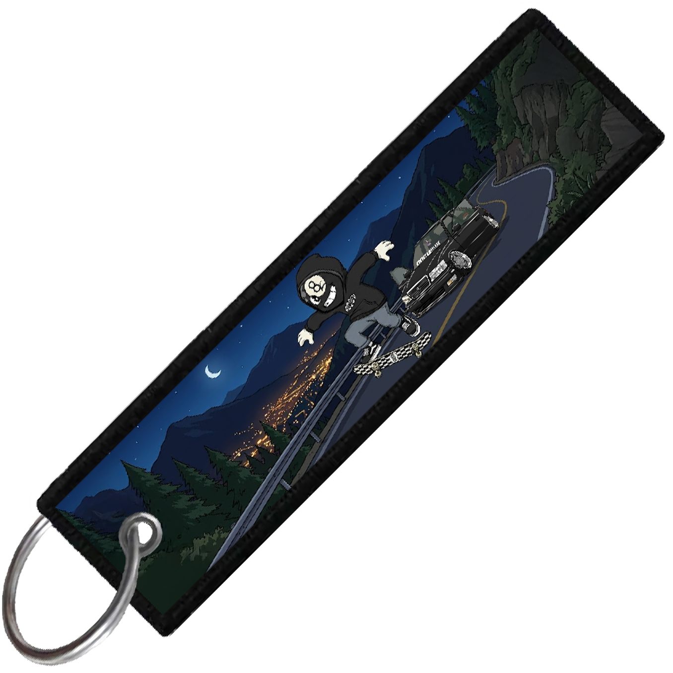"EIGHTY'S MIDNIGHT SPOT" CUSTOM KEY TAG