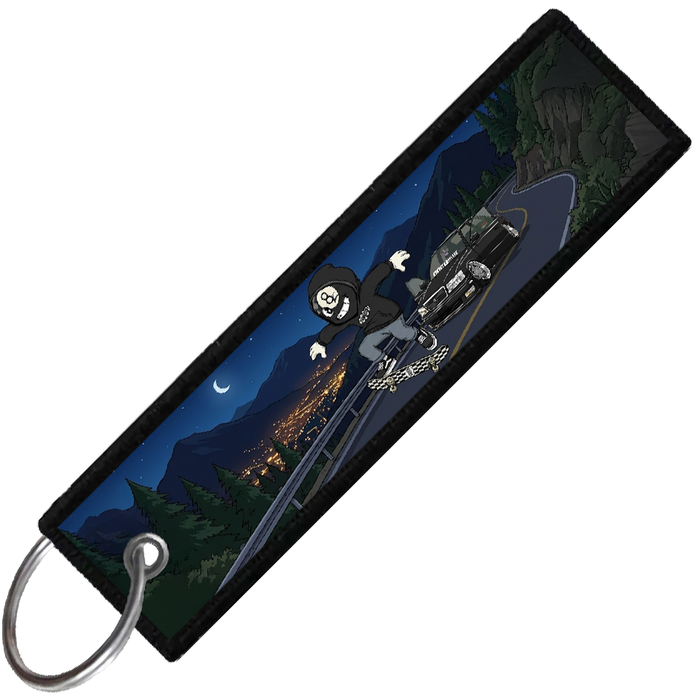 "EIGHTY'S MIDNIGHT SPOT" CUSTOM KEY TAG