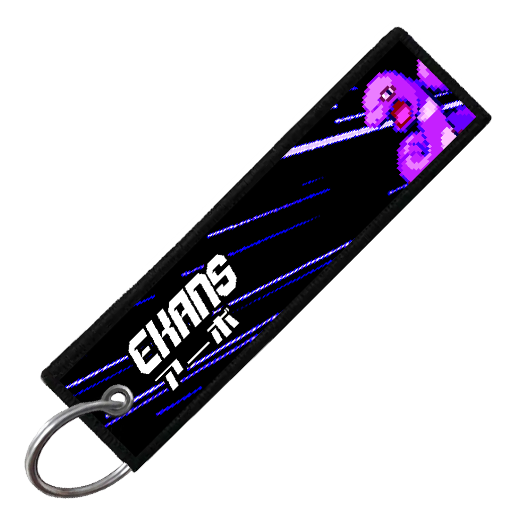 "JAPANESE EKANS" CUSTOM KEY TAG