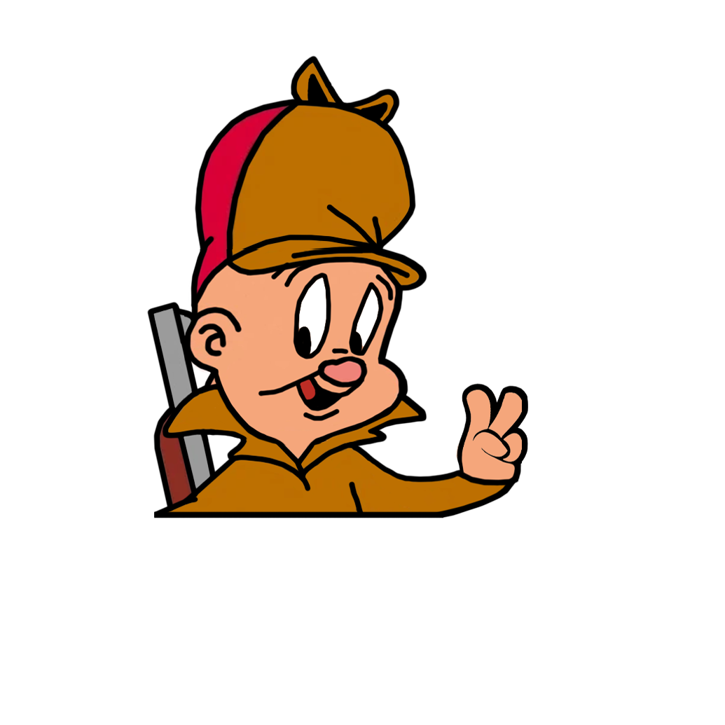 "ELMER FUDD" LOONEY TUNES WINDOW PEEKER