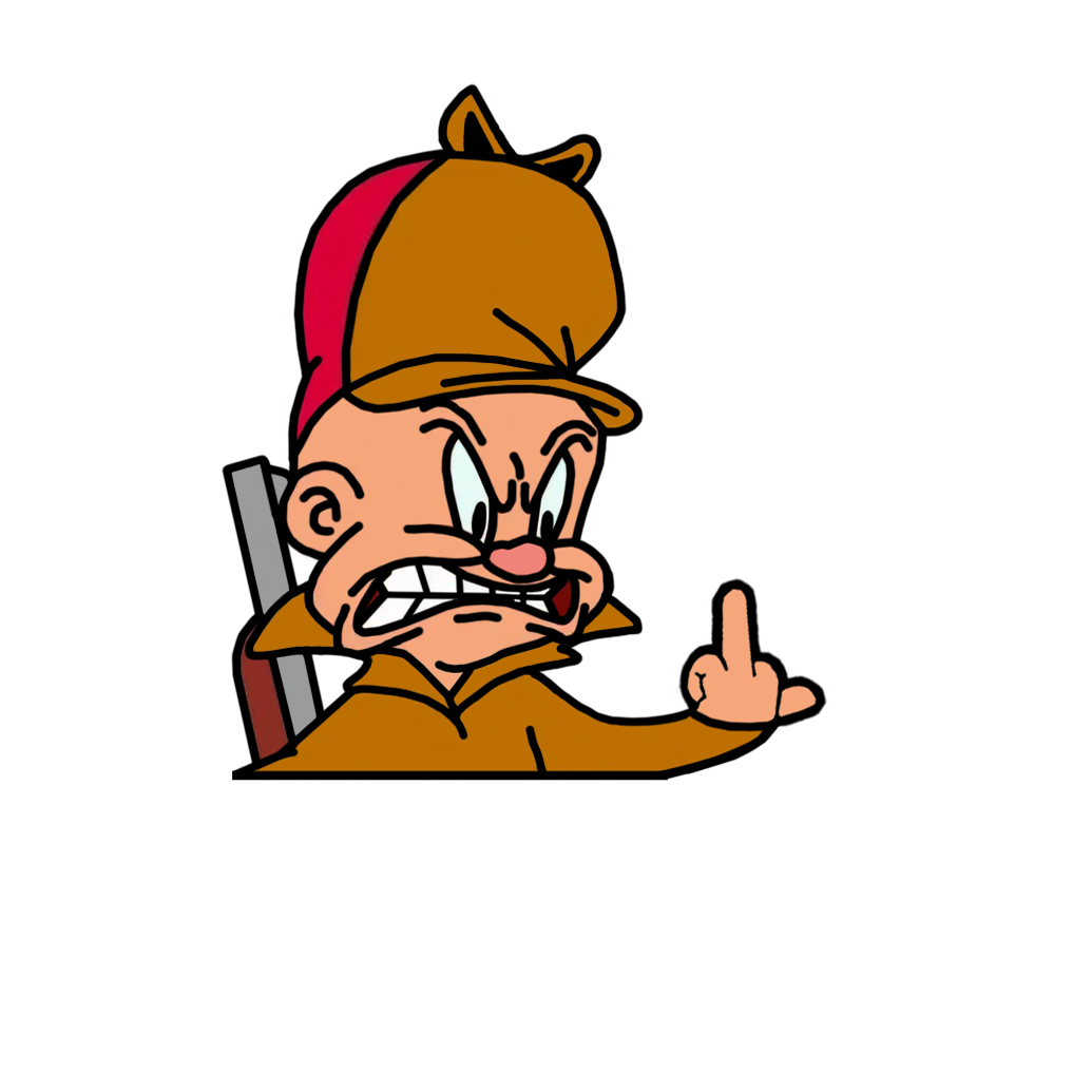 "ELMER FUDD" LOONEY TUNES WINDOW PEEKER