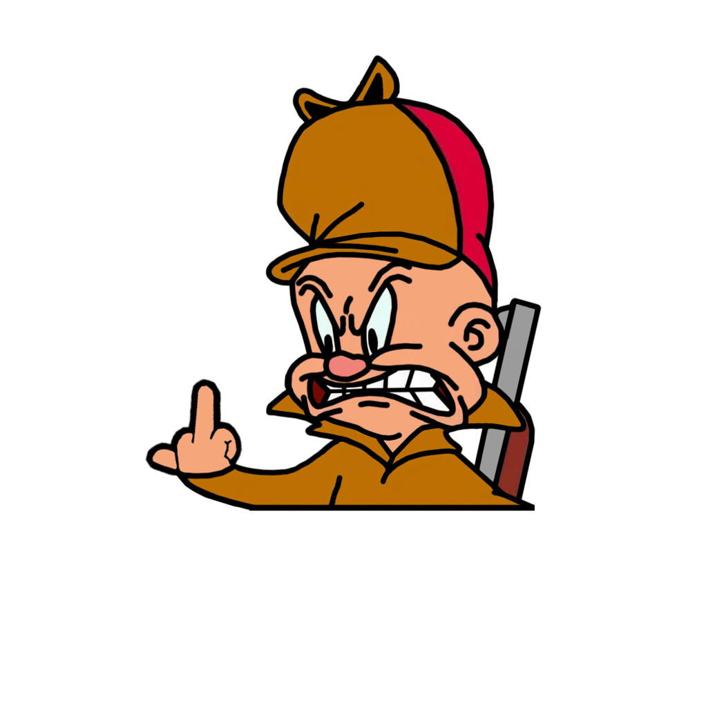 "ELMER FUDD" LOONEY TUNES WINDOW PEEKER