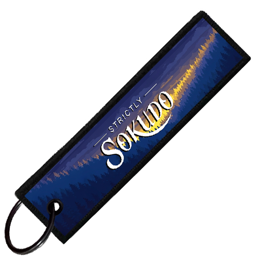 "FORESTER PIXEL SIDE PROFILES" CUSTOM KEY TAG